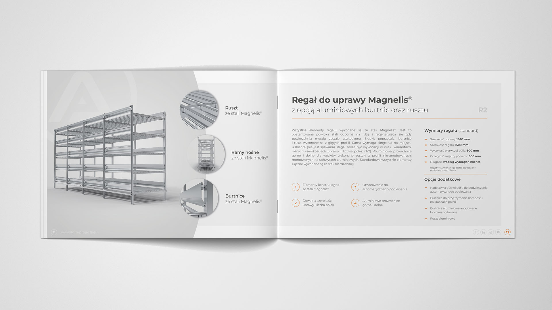 AGRO-PROJECTS - katalog wyposażenia pieczarkarni - PrezStudio